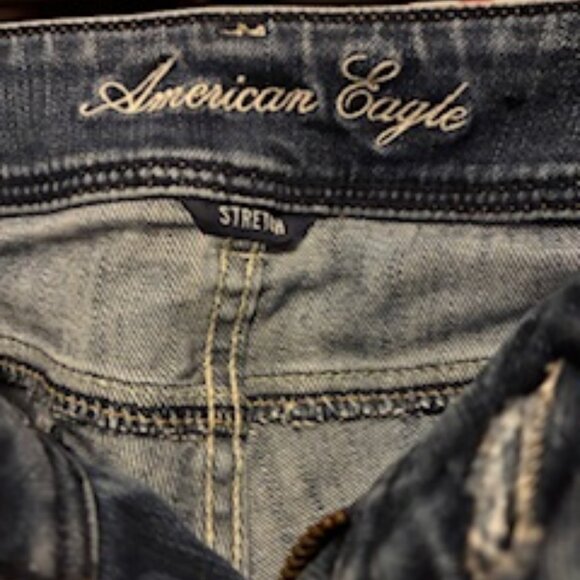 American Eagle Slim Boot cut Jeans with Stretch, Dark Wash, Size 4 - Picture 4 of 9